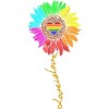 Adult Design By Humans Love Is Love Daisy Rainbow Pride By KangThien T-Shirt - 2 of 2