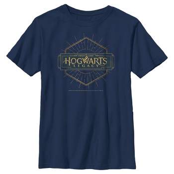 Boy's Hogwarts Legacy Small Art Deco Logo T-Shirt