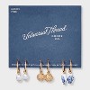 Fishing Day Hoop Earring Set 3pc - Universal Thread™ Gold - 2 of 3