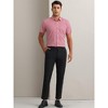 INSPIRE CHIC Men's Cotton Short Sleeve Formal Button Down Regular Fit Plaid Dress Shirts - 2 of 4