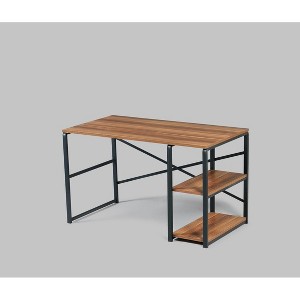 NicBex 47 Inch Computer Desk Home Office Desk with 2 Open Shelves and Metal Frame - 1 of 4