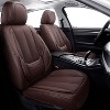 Coverado Car Seat Covers Stylish Waterproof Faux Leather - 2 of 4