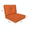 Indoor / Outdoor Deep Seating Sunbrella Cushion - 3 of 4