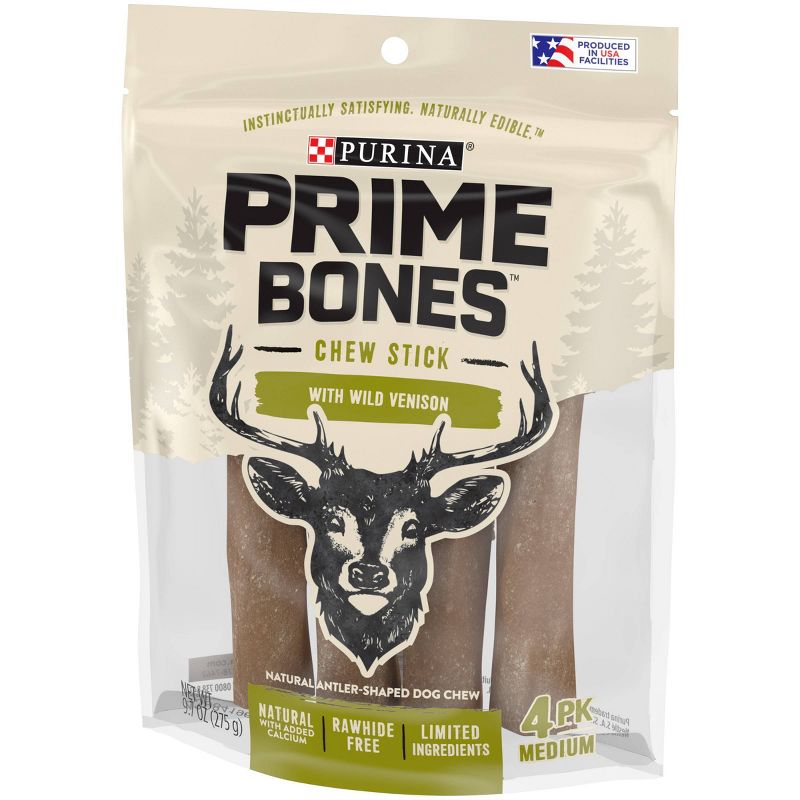 Prime Bones Antler Venison Chewy Dog Treat - M, 6 of 10