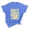 Simply Sage Market Sweet Summer Time Block Distressed Garment Dyed Tee - 2 of 4