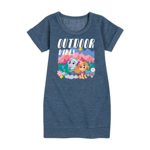 - Paw Patrol - Outdoor Vibes Graphic Short Sleeve Fleece Dress - 1 of 4