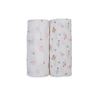 Cotton Swaddle 2 Pack - 1 of 4