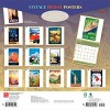 BrownTrout Vintage Travel Posters 2026 12"x24" Hanging Square Wall Calendar Plastic-Free - 2 of 4