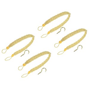 Unique Bargains Hand Woven Decorative Braided Curtain Tiebacks - 1 of 4