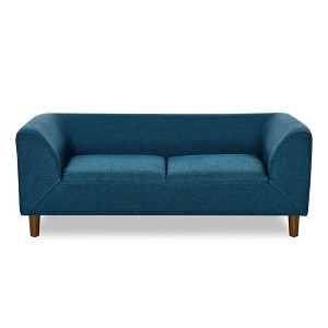 Gulches Large Dog Sofa with Backrest, Armrests and Short Legs in Blue - 1 of 4