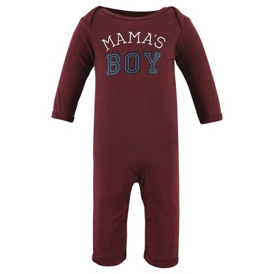 Hudson Baby Infant Boys Cotton Coveralls, Mamas Boy Target