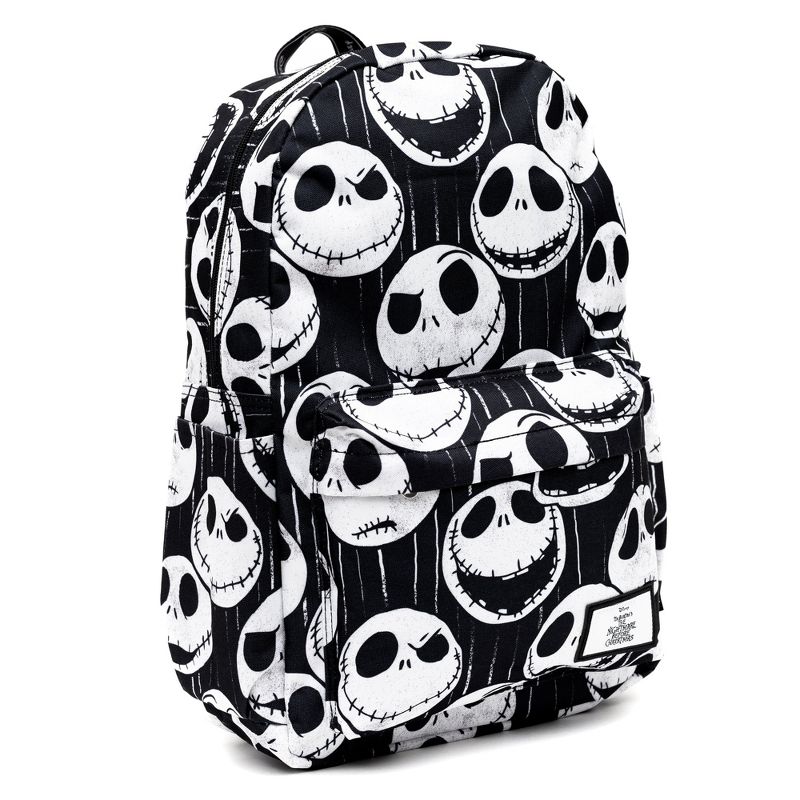 Wondapop Disney Nightmare Before Christmas Jack Skellington 17" Full Size Nylon Backpack, 2 of 6