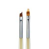 Unique Bargains Acrylic Nylon Gel Polish Drawing Design Nail Art Liner Brushes Gold Tone 1 Pc - 3 of 4