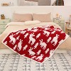 Catalonia Fleece Plush Throw Blanket for Bed Couch, Cozy Fuzzy Warm Jacquard Blanket, TV Bed Fuzzy Blanket, Fluffy Comfy Throws, 50x60 inches - 3 of 4