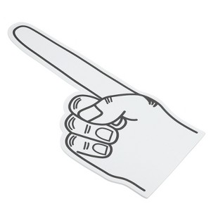 Unique Bargains EVA Team Cheer Sports Events Party DIY Blank Giant Foam Glove - 1 of 4