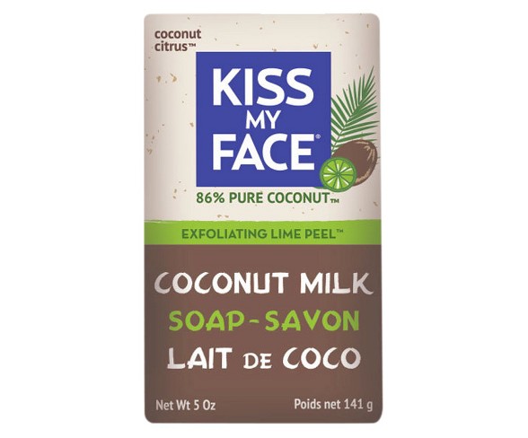 Kiss My Face Coconut Lime Exfoliating Bar Soap - 5oz
