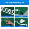 GSE 36" x 72" Portable Casino Texas Hold'em Tabletop Layout Mats, Casino Table Top Felt - 3 of 4