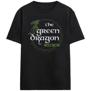 The Lord of the Rings The Green Dragon Inn Hobbiton Adult Black Short Sleeve Tee - 1 of 3