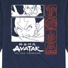 Boys' - Avatar: The Last Airbender - Katara and Aang Grid Long Sleeve Graphic T-Shirt - 2 of 4