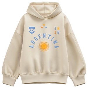 Women's Instant Message Argentina Soccer Jersey Oversized Fleece
