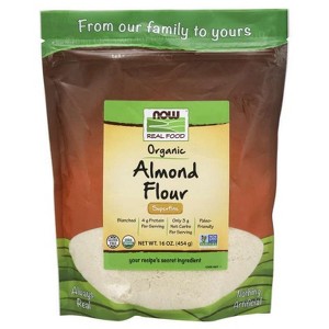 Organic Almond Flour Super Fine by Now Foods  -  1 lb Bag - 1 of 1