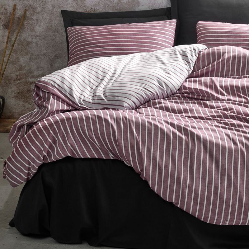 Sussexhome Bamboo Duvet Cover Set, High Quality Cotton Queen Size Set, 1 Duvet Cover, 1 Fitted Sheet and 2 Pillowcases, 3 of 8