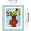 Americanflat Kids Art Frame 10x12.5 inches with 8.5x11 inches Mat - Composite Wood And Glass - Holds 100 Artworks - 2 of 4