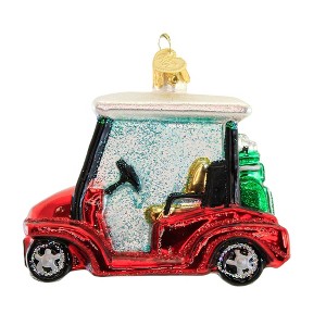 Old World Christmas 3.25 In Golf Cart Sports Transportation Ornament Tree Ornaments - 1 of 3