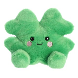 Aurora Mini Chance Clover Palm Pals Adorable Stuffed Animal Green 5" - 1 of 4