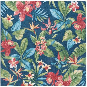 Malibu MBU842 Power Loomed Machine Washable Skid-Resistant Indoor Rugs - Safavieh - 1 of 4
