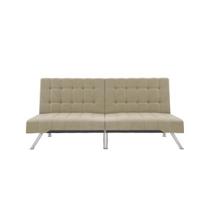 Eve Velvet Futon Beige - Room & Joy, Tan