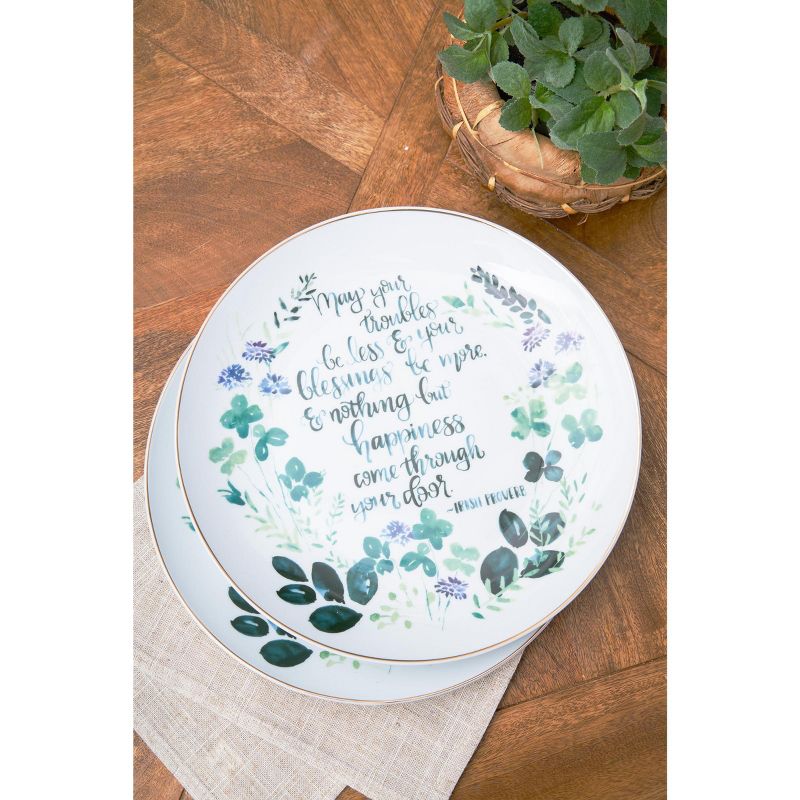C&F Home Irish Proverb St. Patrick's Day Ceramic Plate, 3 of 5