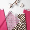 Bacati - Butterflies/Ladybugs Long Crib Rail Guard Cover Pink/Chocolate - 2 of 4