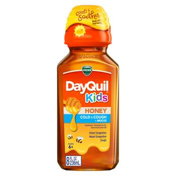 Vicks Kids DayQuil Honey Cold & Cough Medicine Liquid - 8 fl oz