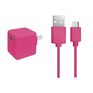 Ciao Tech Type-C Travel Kit, USB to Type-C Cable Plus USB Charging Brick Adapter - 1 of 3
