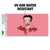Betty Boop Pink Polka Dots Automotive Bumper Sticker - 2 of 4