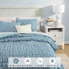 BAGOKIE 7pc Wildflower Puff Bed in a Bag King Size Comforter Set for All Season, Bluebell - 2 of 4