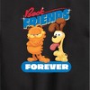 Boys' - Garfield - Best Friends Forever Graphic Long Sleeve Fleece Sweatshirt - 2 of 4
