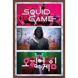 Trends International Netflix Squid Game - Collage Framed Wall Poster Prints - 1 of 4
