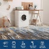 Artistic Runner Rug, Washable Non Slip Low Pile Soft Floor Carpet for Kitchen, Entryway, Bedroom, Hallway & Bathroom - 4 of 4
