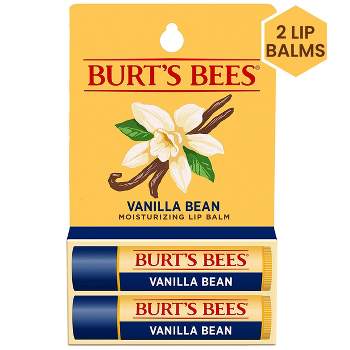 Burt's Bees Lip Balm - Vanilla Bean - 2pk/0.30oz