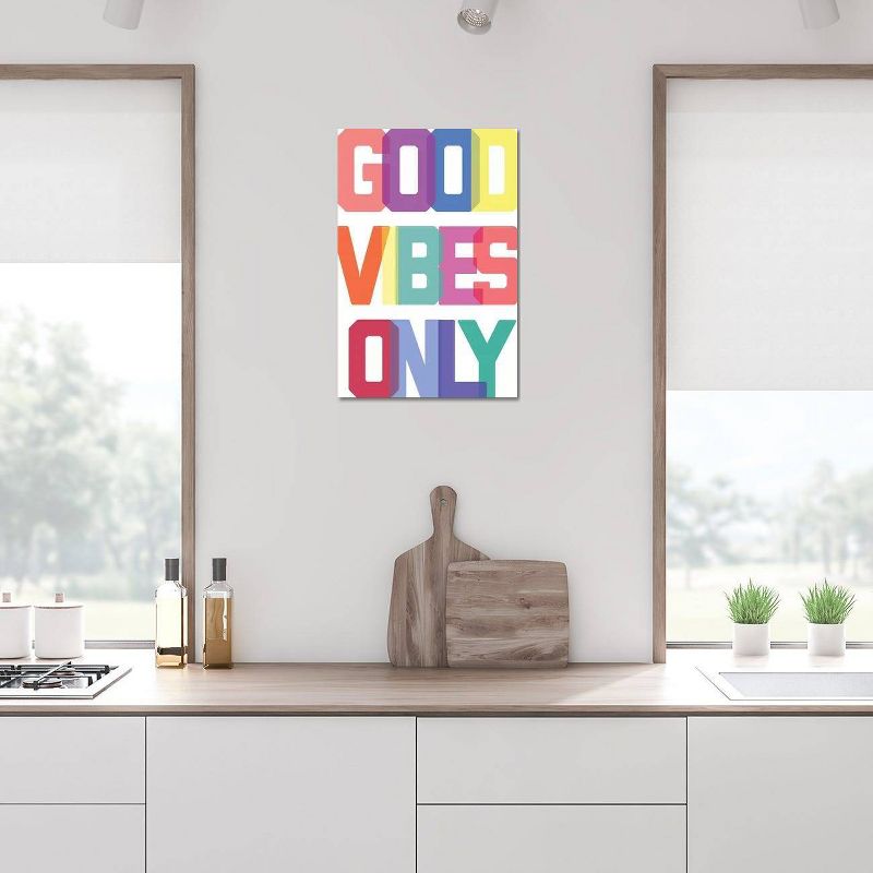 Good Vibes Only Multicolor by The Native State Unframed Wall Canvas - iCanvas, 4 of 5