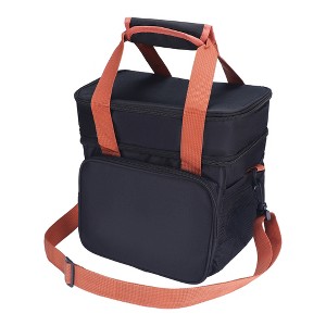 REGALWOVEN Oxford Wipe Clean Insulated Large Capacity Lunch Bags 10.2 x 7.1 x 11 Inches - 1 of 4
