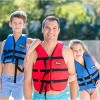Kemp USA 18" Red and Black Inflatable Universal Vest with Lock, Adult - 3 of 4