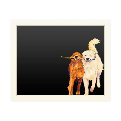 Trademark Fine Art-Dry Erase Marker Board with Printed Artwork - Pat Saunders 'Stick With Me 1' White Board
