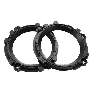 Unique Bargains Round Headlight Mounting Bracket for Jeep Wrangler TJ 1997-2006 Black 7" 1 Pair - 1 of 4