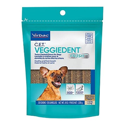 Virbac C.e.t. Veggiedent Fr3sh X small 30 Count Target