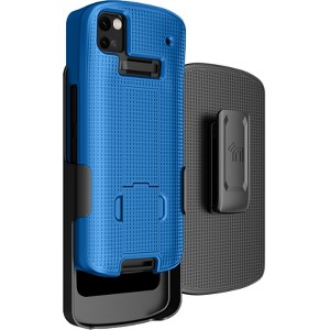 Nakedcellphone Combo for Zebra TC53 / TC58 Mobile Computer Scanner - Slim Case with Stand and Belt Clip Holster - 1 of 4