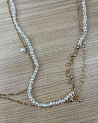 2PCS Pearl Necklace Set, … curated on LTK