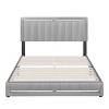 Sloan Vertical Stitched Upholstered Platform Bed - Eco Dream - 3 of 4